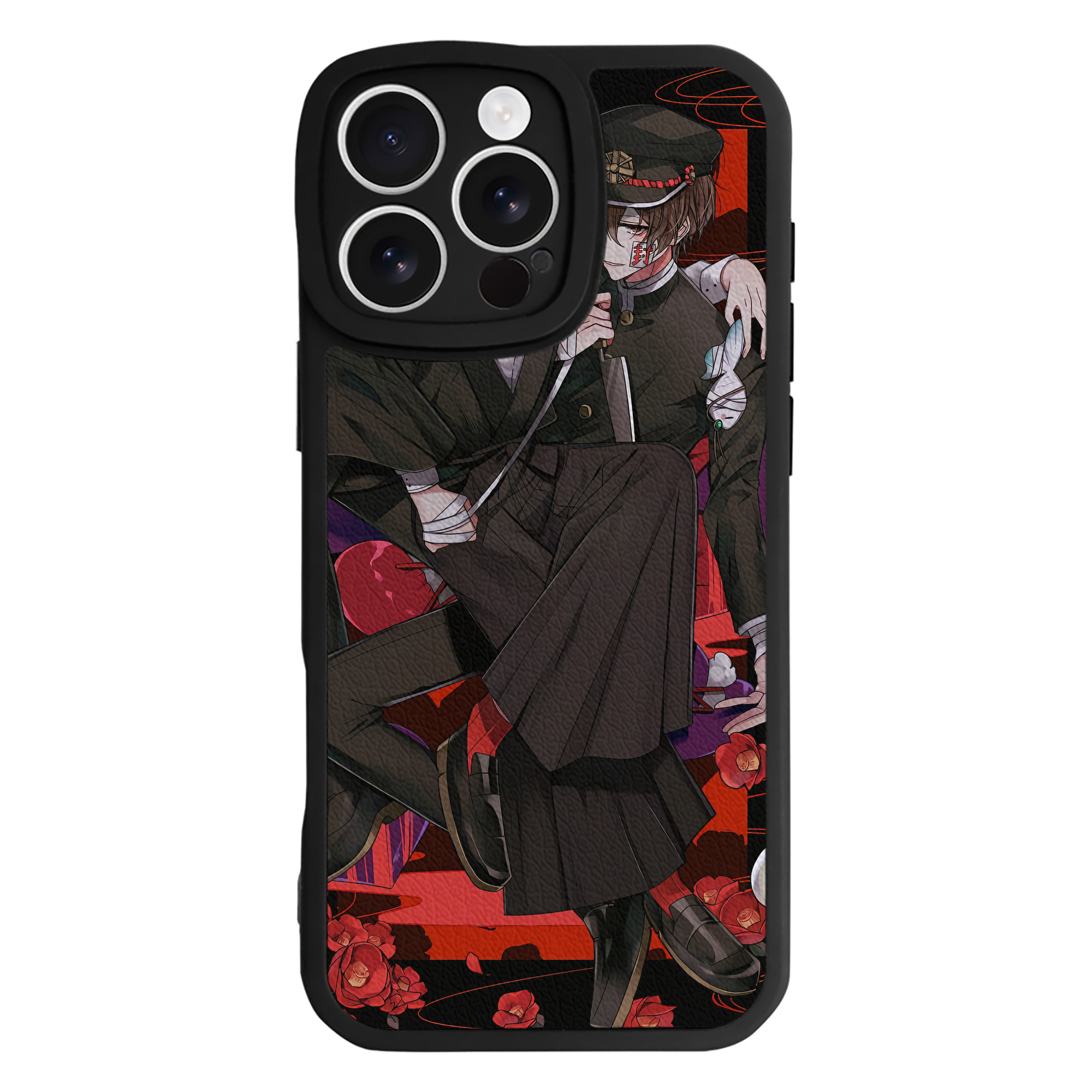 （画像用） 文豪ストレイドッグス Bungo Stray Dogs 【iPhone 16シリーズ対応】シリコンスマホケース（レザー調） 材質：シリコン